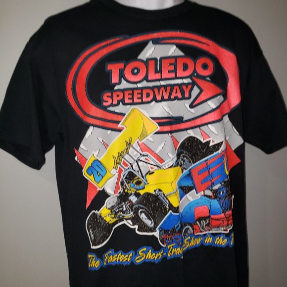 Toledo Speedway "Fastest Short-Track Show in the World" Tee - Picture 1 of 7